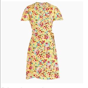 JCrew Factory: Printed Wrap Dress